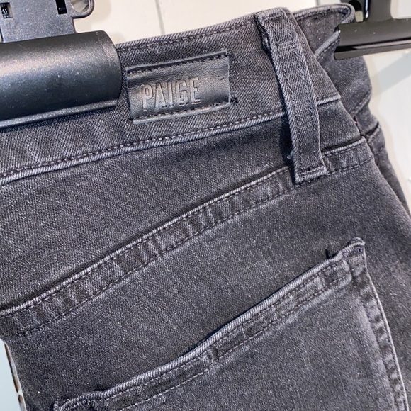 Paige Black Jeans Women’s Size 26 Zipper Pockets Skinny Perfect Grab and Go - Picture 5 of 15